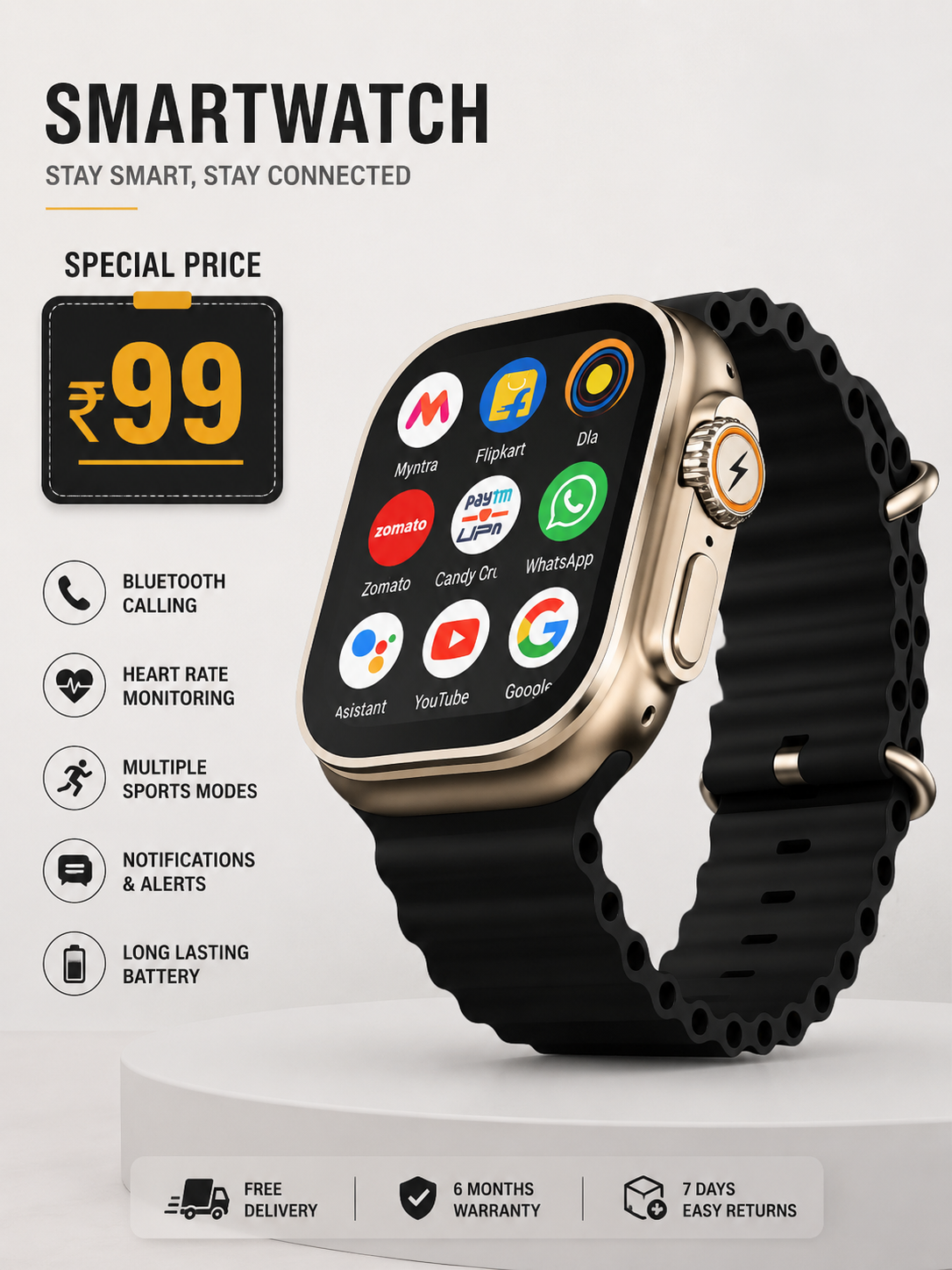 Stylish & Practical Smartwatch